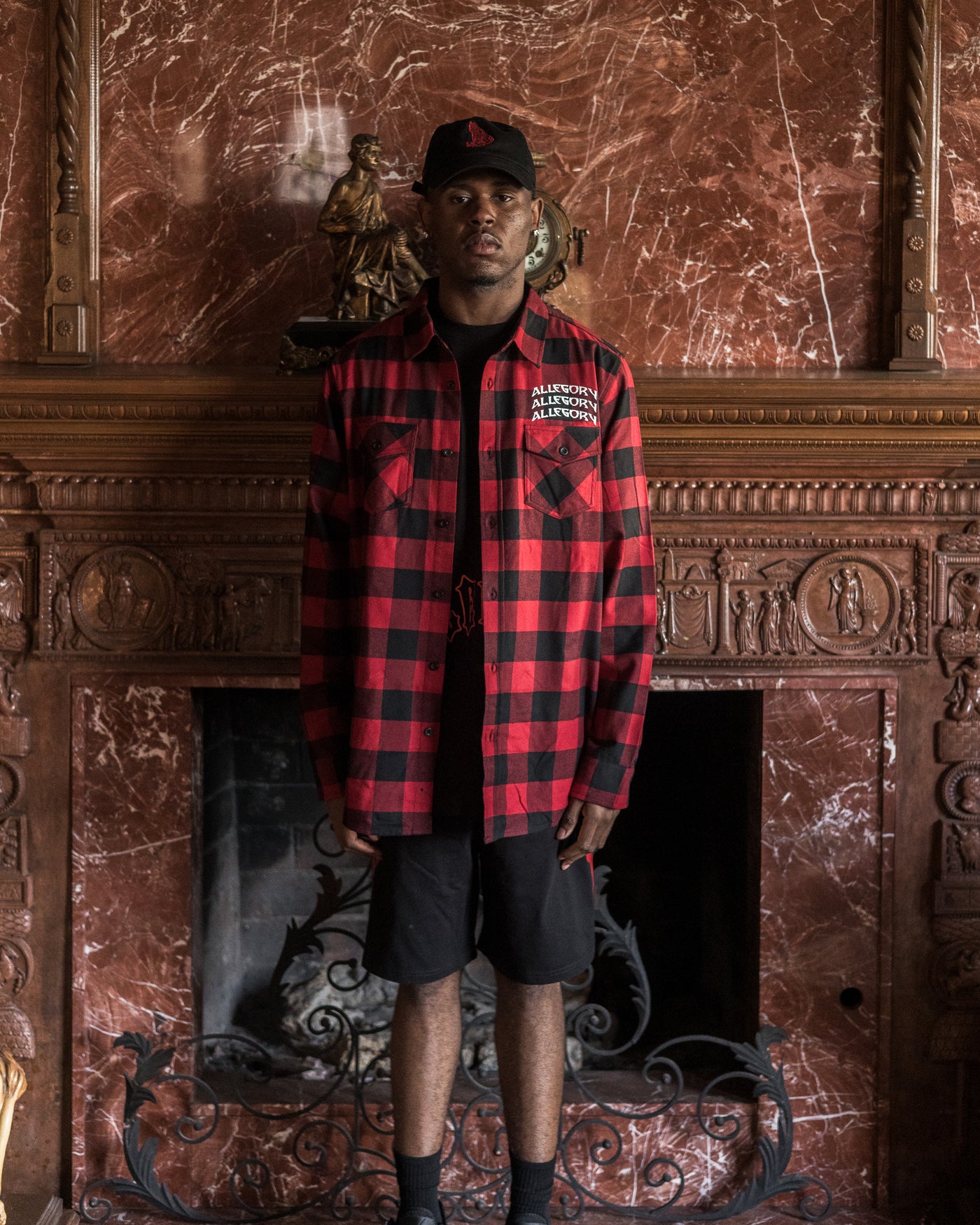 Beast of Darkness Flannel / Red / Black
