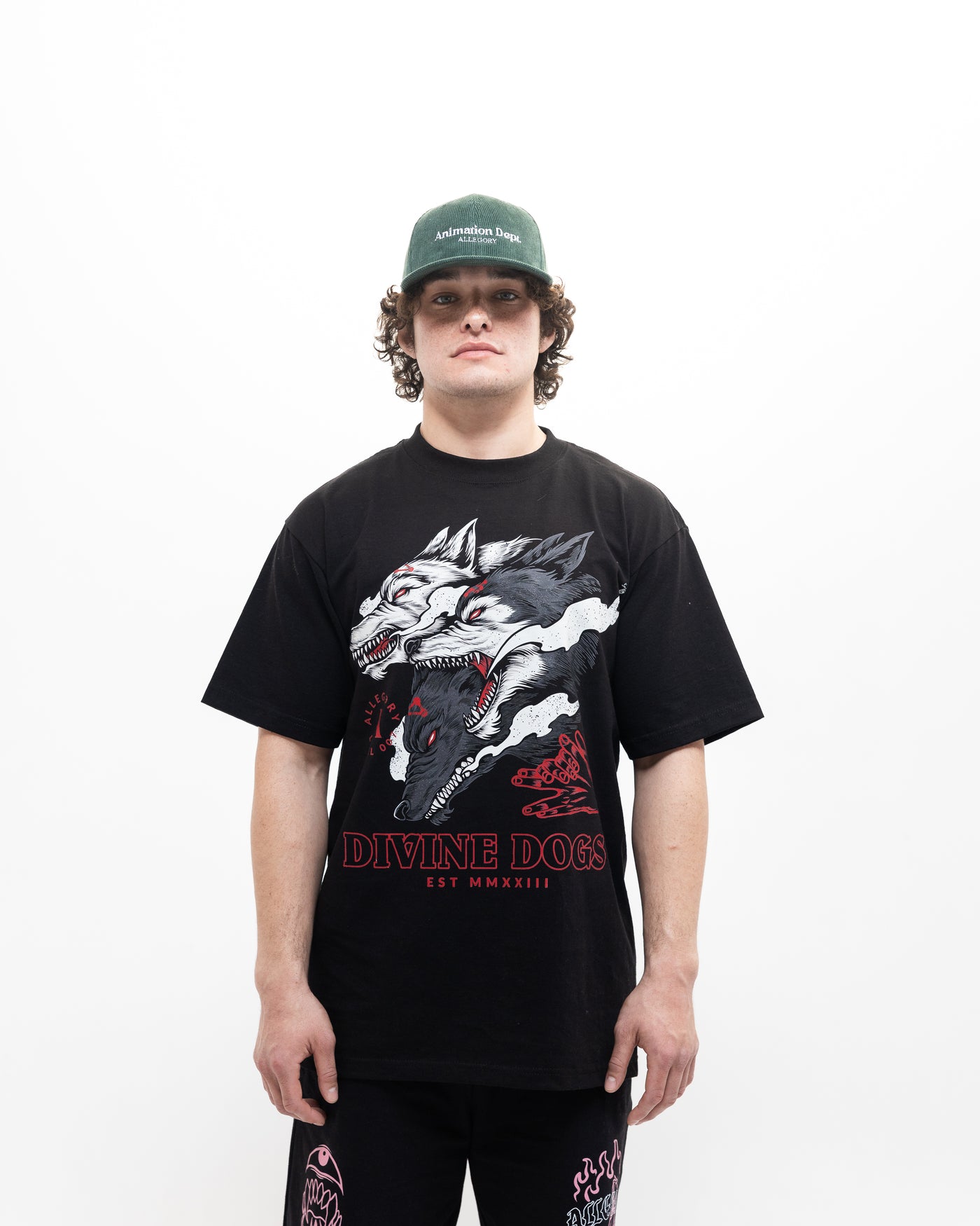 Divine Dogs Tee / Black