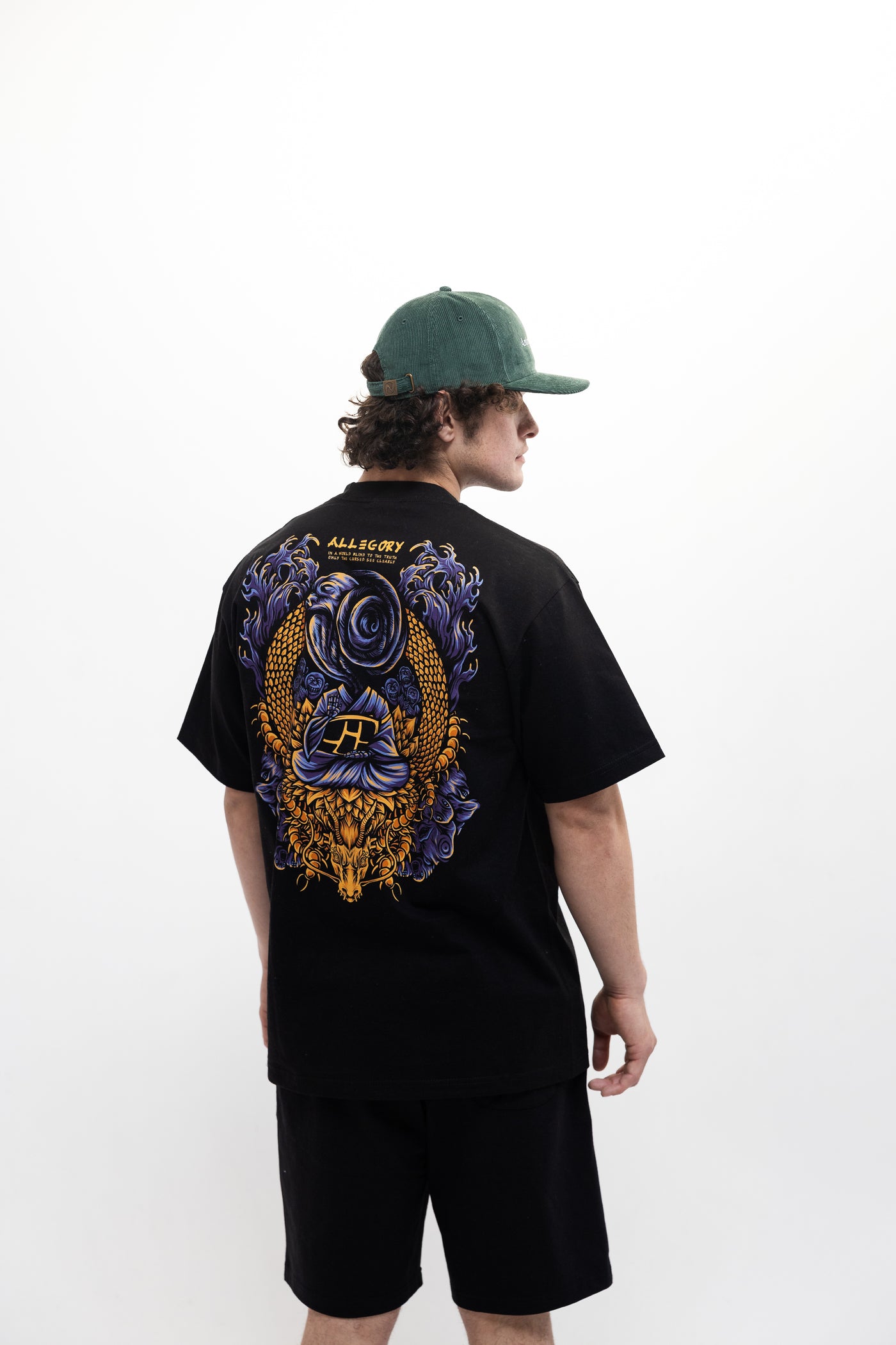 Cursed Monk Tee / Black