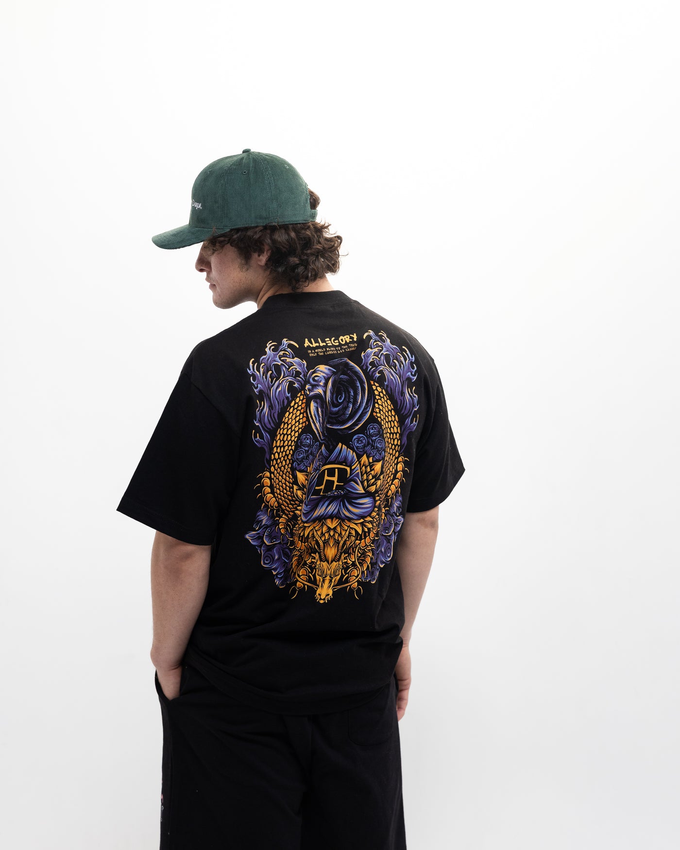 Cursed Monk Tee / Black