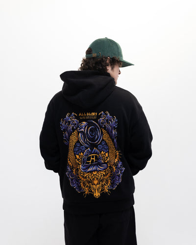 Cursed Monk Hoodie / Black