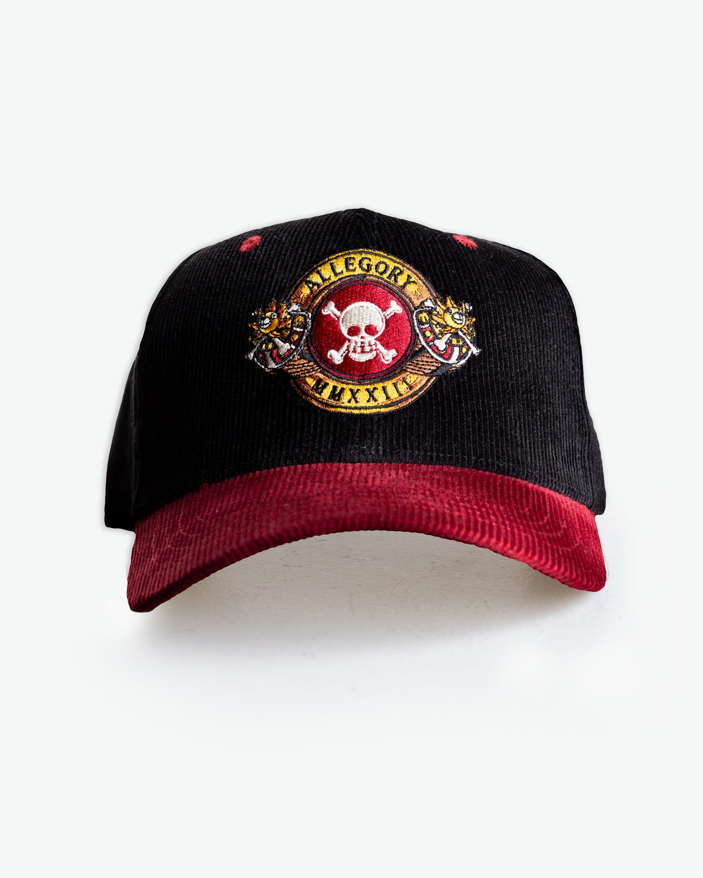 Two Figurehead Thousand Sunny Corduroy Hat / Black / Maroon