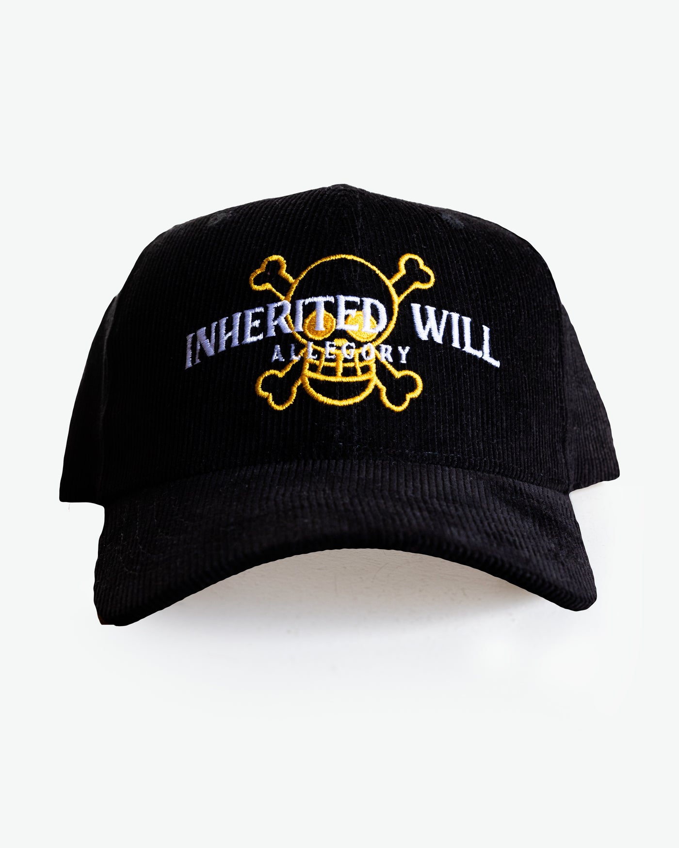 Inherited Will Jolly Roger Corduroy Hat / Black / Black