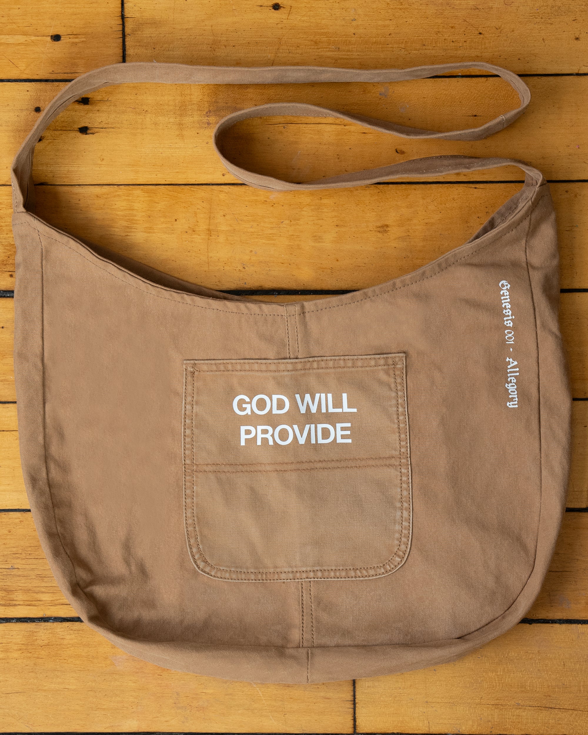 God Will Provide Tote Bag / Brown-2