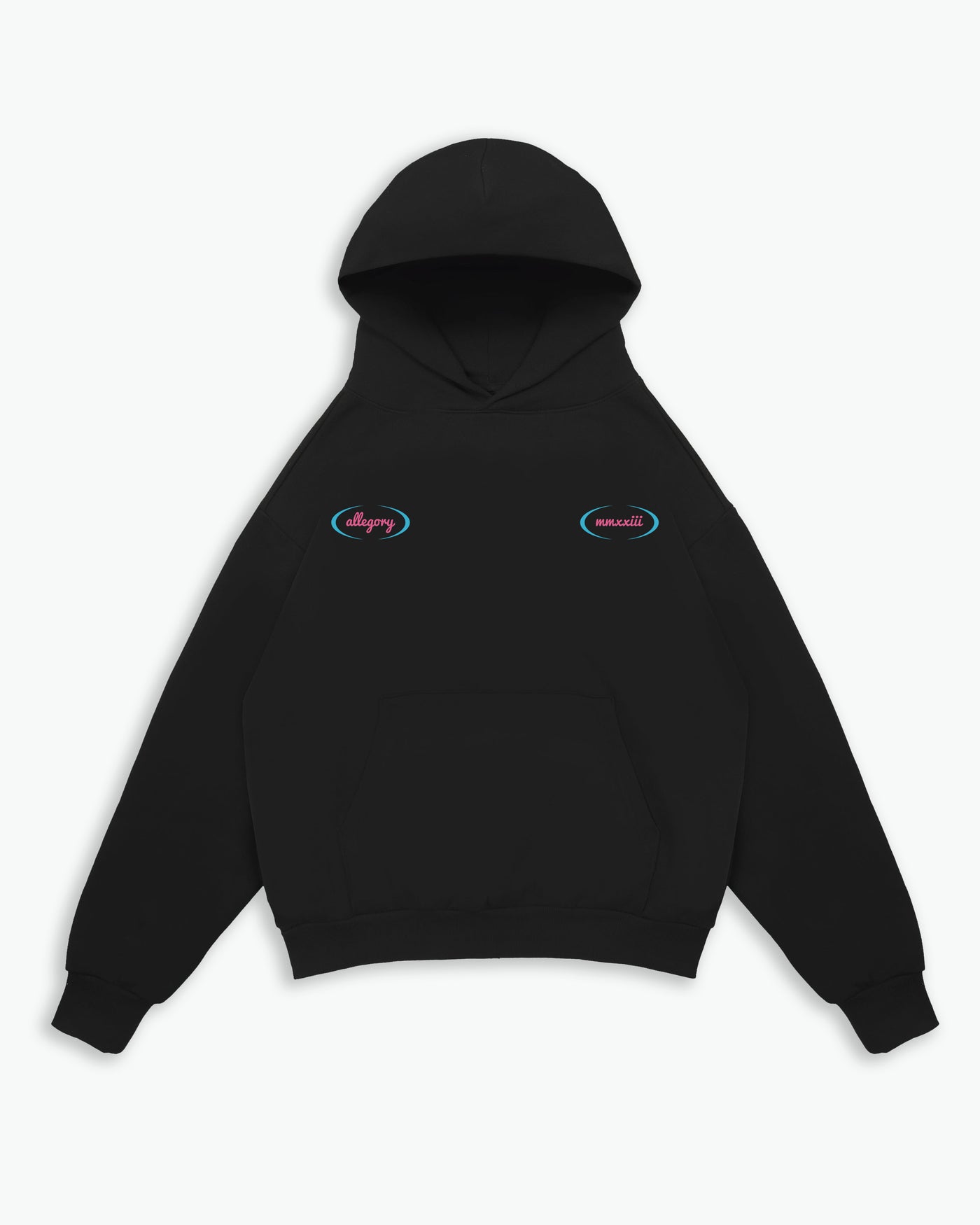 90's Kid Delinquent Hoodie / Black