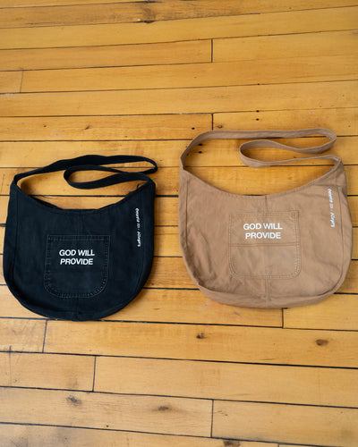 God Will Provide Tote Bag / Black