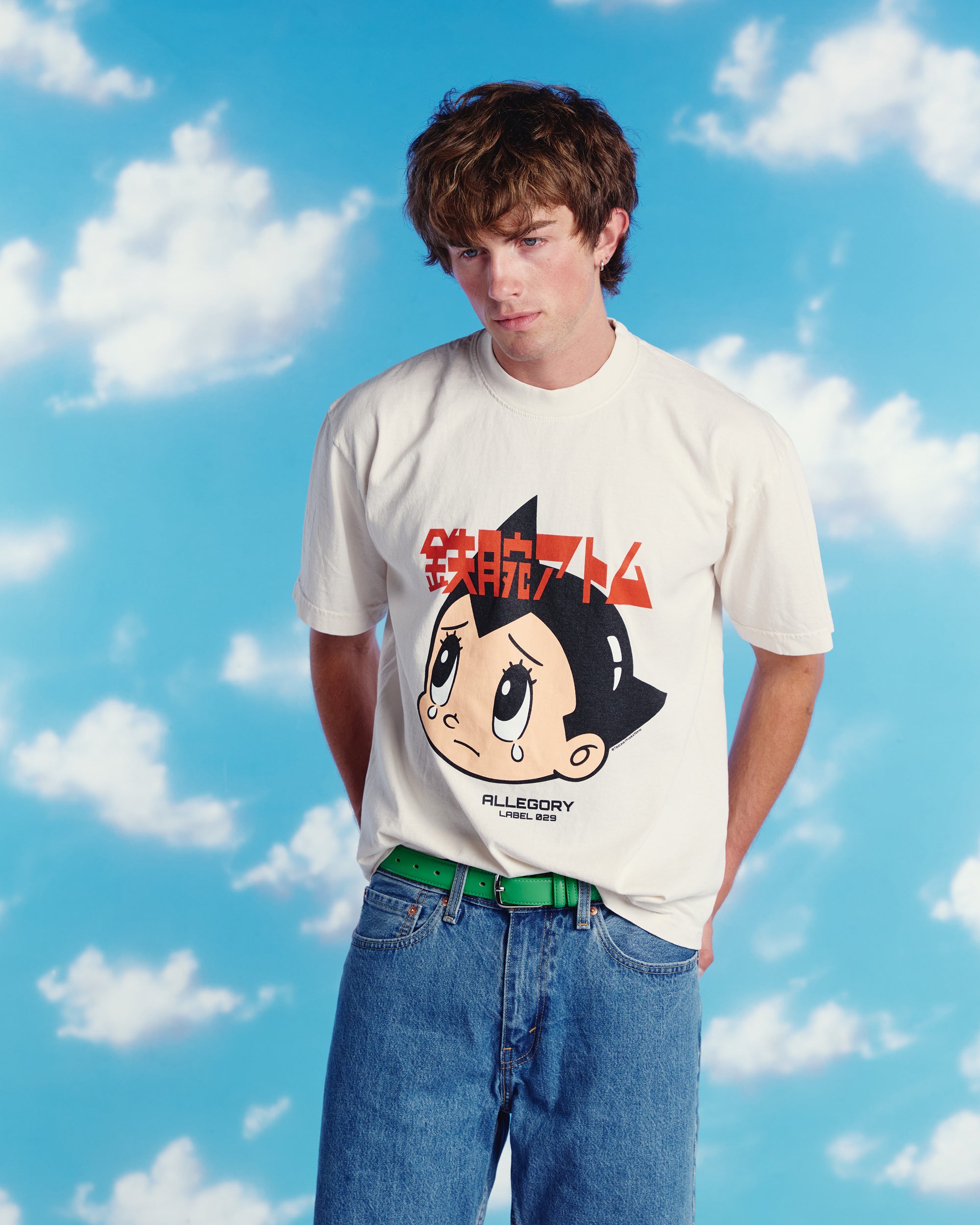 Tears of Atom Tee For Astro Boy / Creme-6