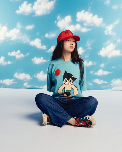 Iron Arm Mighty Atom Tee For Astro Boy / Sky Blue