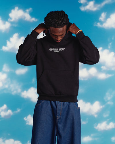 Manga Panel Hoodie For Astro Boy / Black