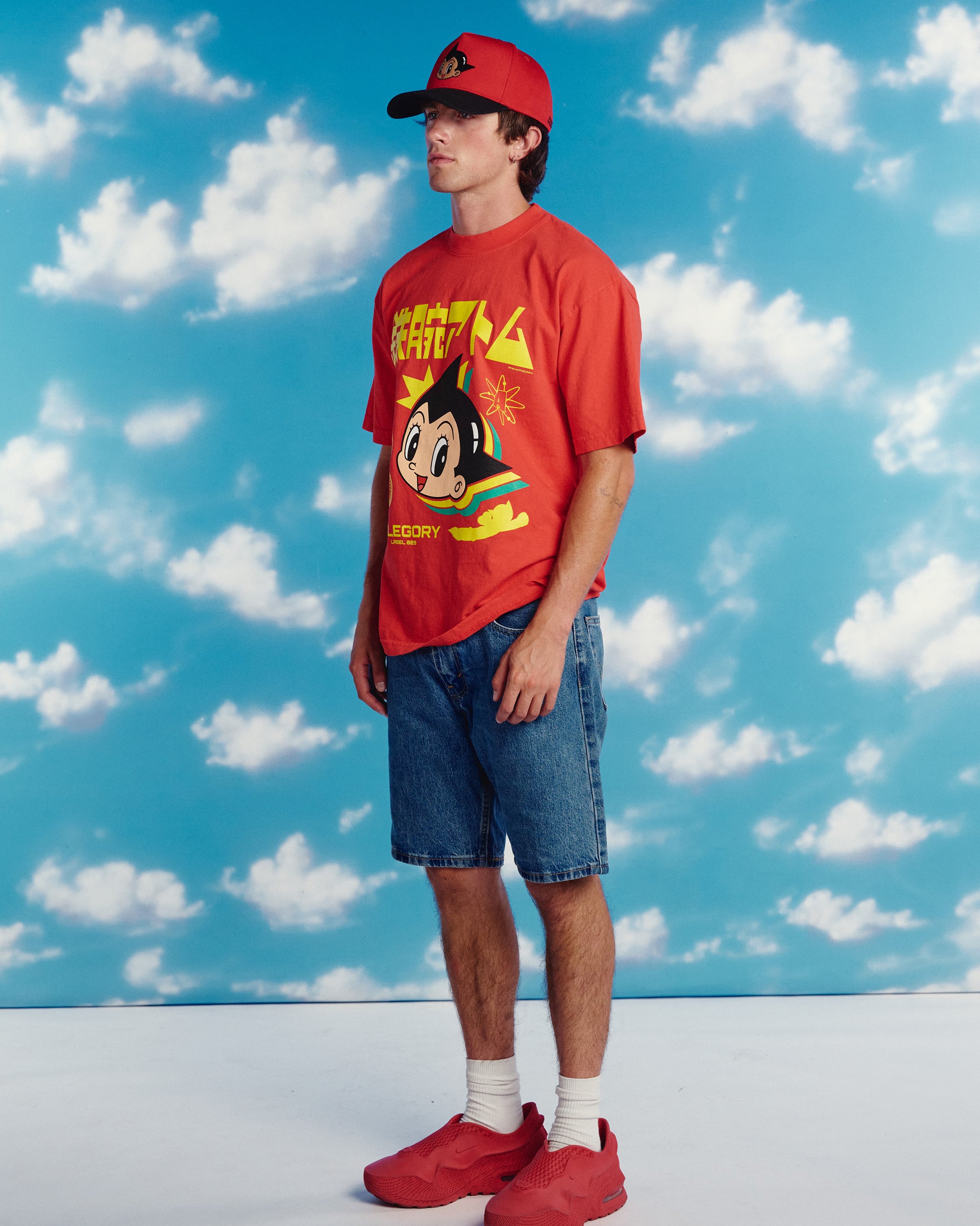 Great Day Mighty Atom For Astro Boy Tee / Tomato Red-4