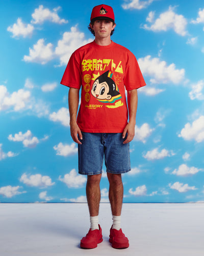 Great Day Mighty Atom For Astro Boy Tee / Tomato Red