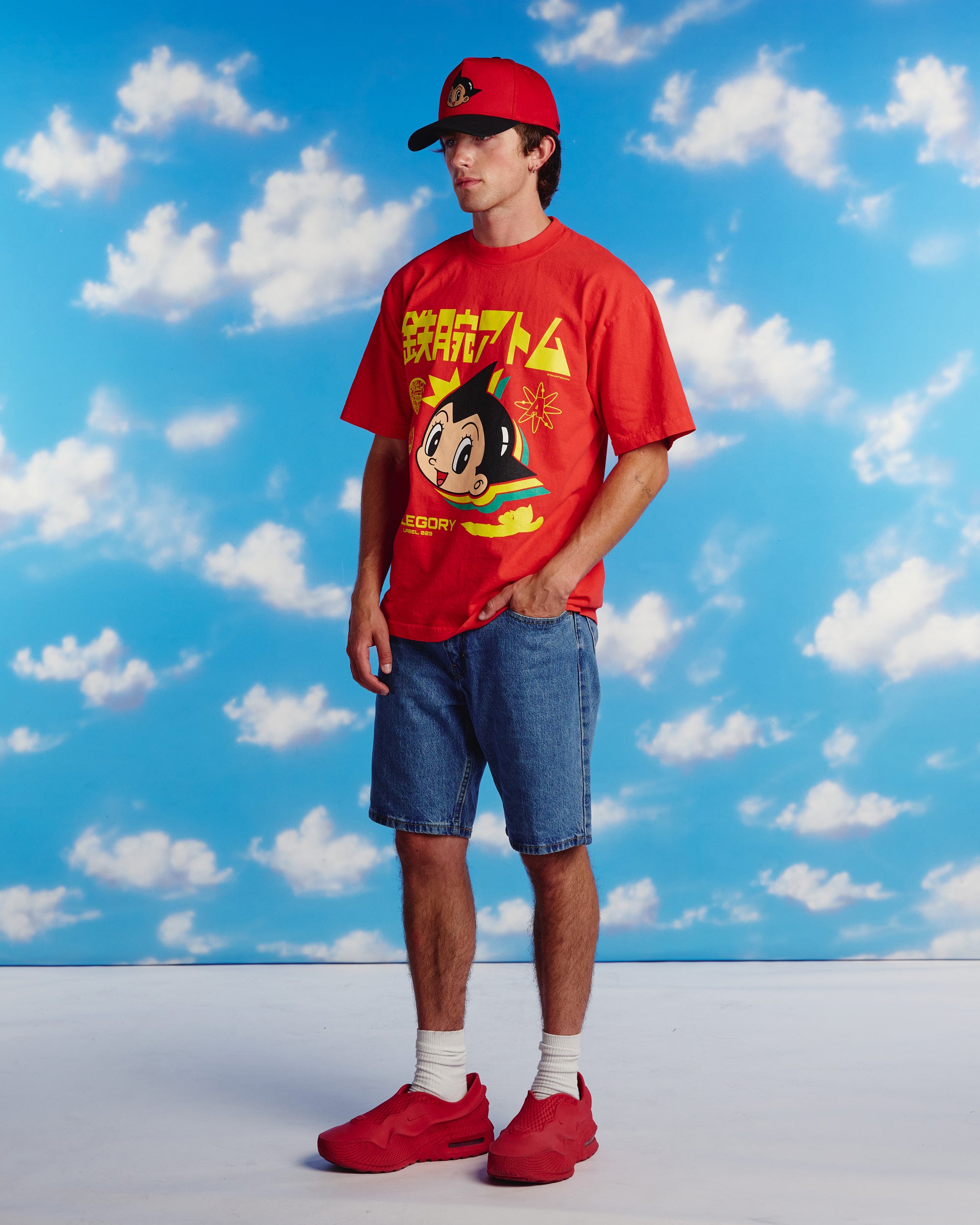 Great Day Mighty Atom For Astro Boy Tee / Tomato Red-7