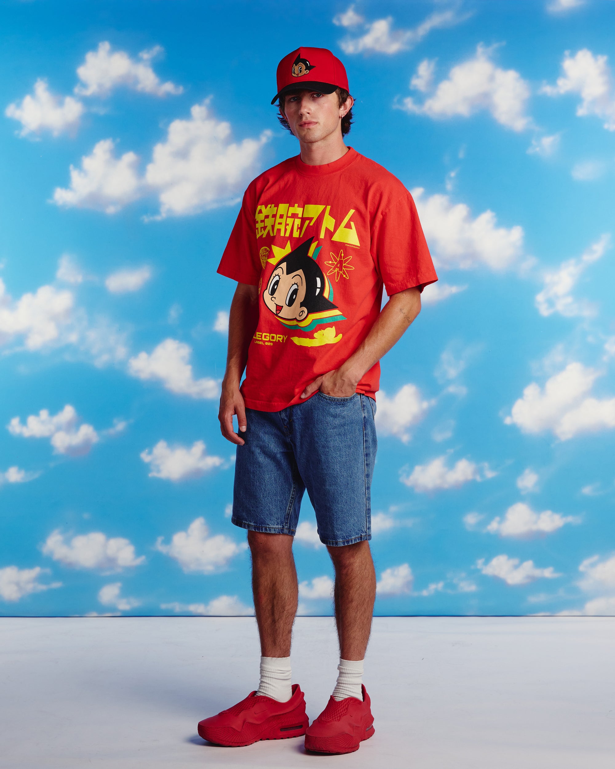 Great Day Mighty Atom For Astro Boy Tee / Tomato Red-6