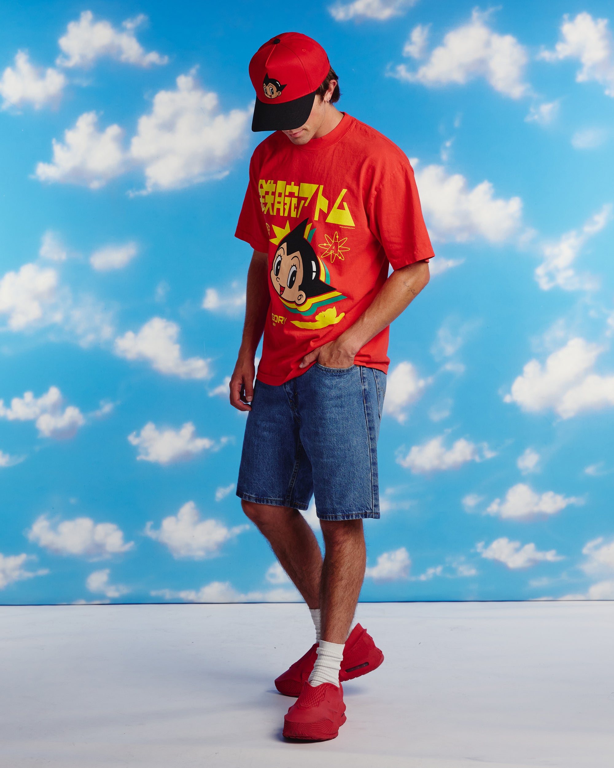 Great Day Mighty Atom For Astro Boy Tee / Tomato Red-5