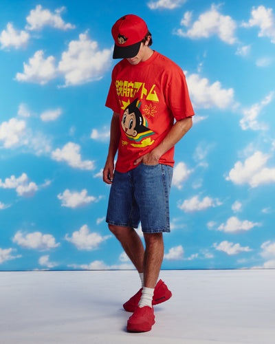 Great Day Mighty Atom For Astro Boy Tee / Tomato Red