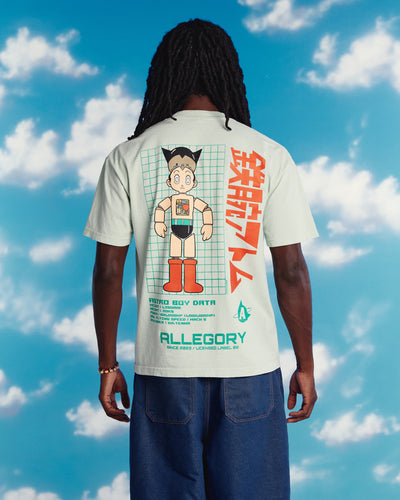 Atom's Blueprint Tee For Astro Boy / Teal
