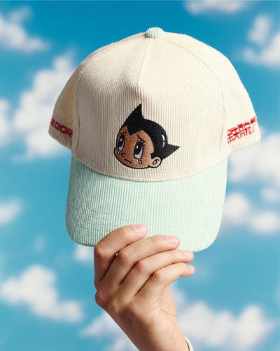 Tears of Atom Corduroy Hat For Astro Boy / Cream / Teal