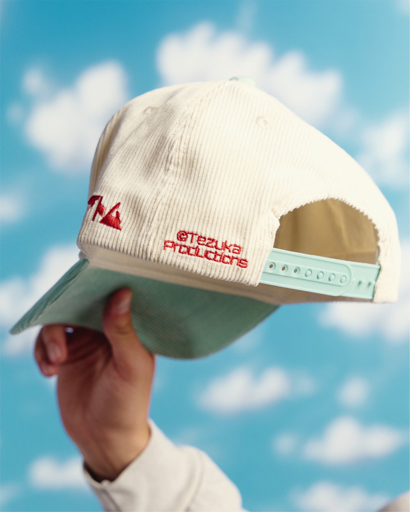 Tears of Atom Corduroy Hat For Astro Boy / Cream / Teal
