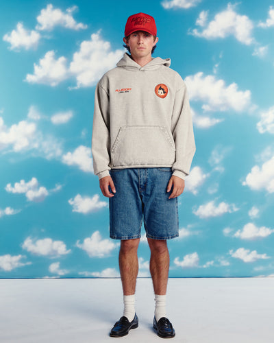 Big Red Boots Hoodie For Astro Boy / Washed Stone