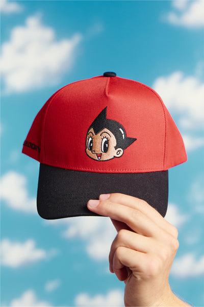Classic Astro Boy Corduroy Hat For Astro Boy / Imperial Red / Black