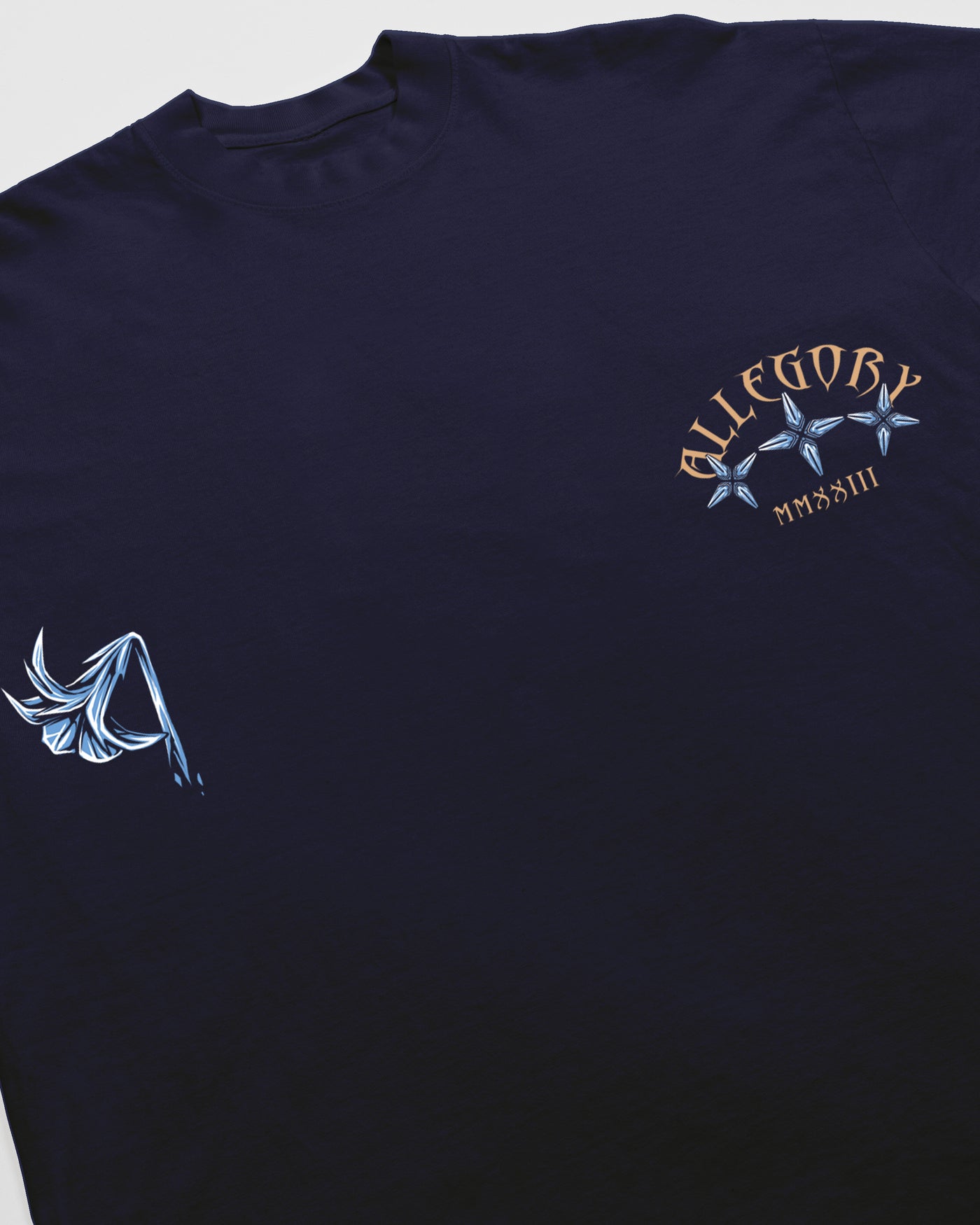 Sit Upon the Frozen Heavens Tee / Dark Navy