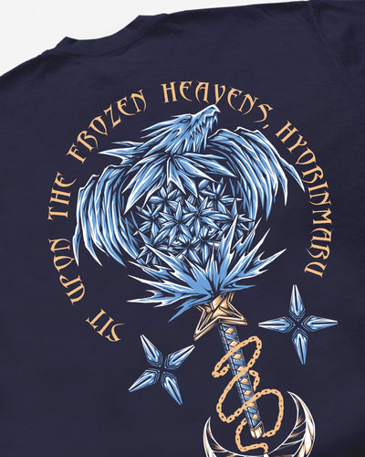 Sit Upon the Frozen Heavens Tee / Dark Navy