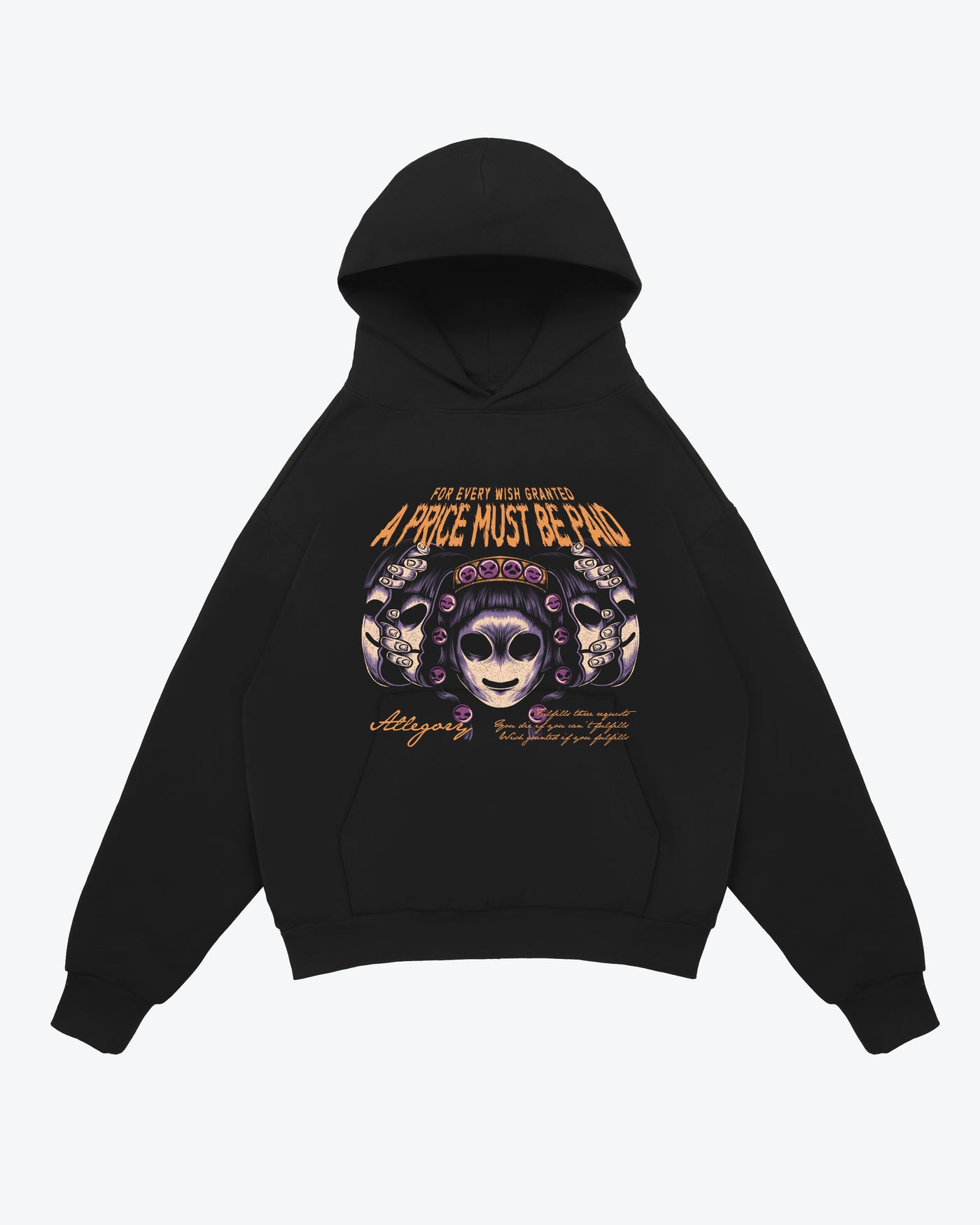 I'll Grant Your Wish Hoodie / Black