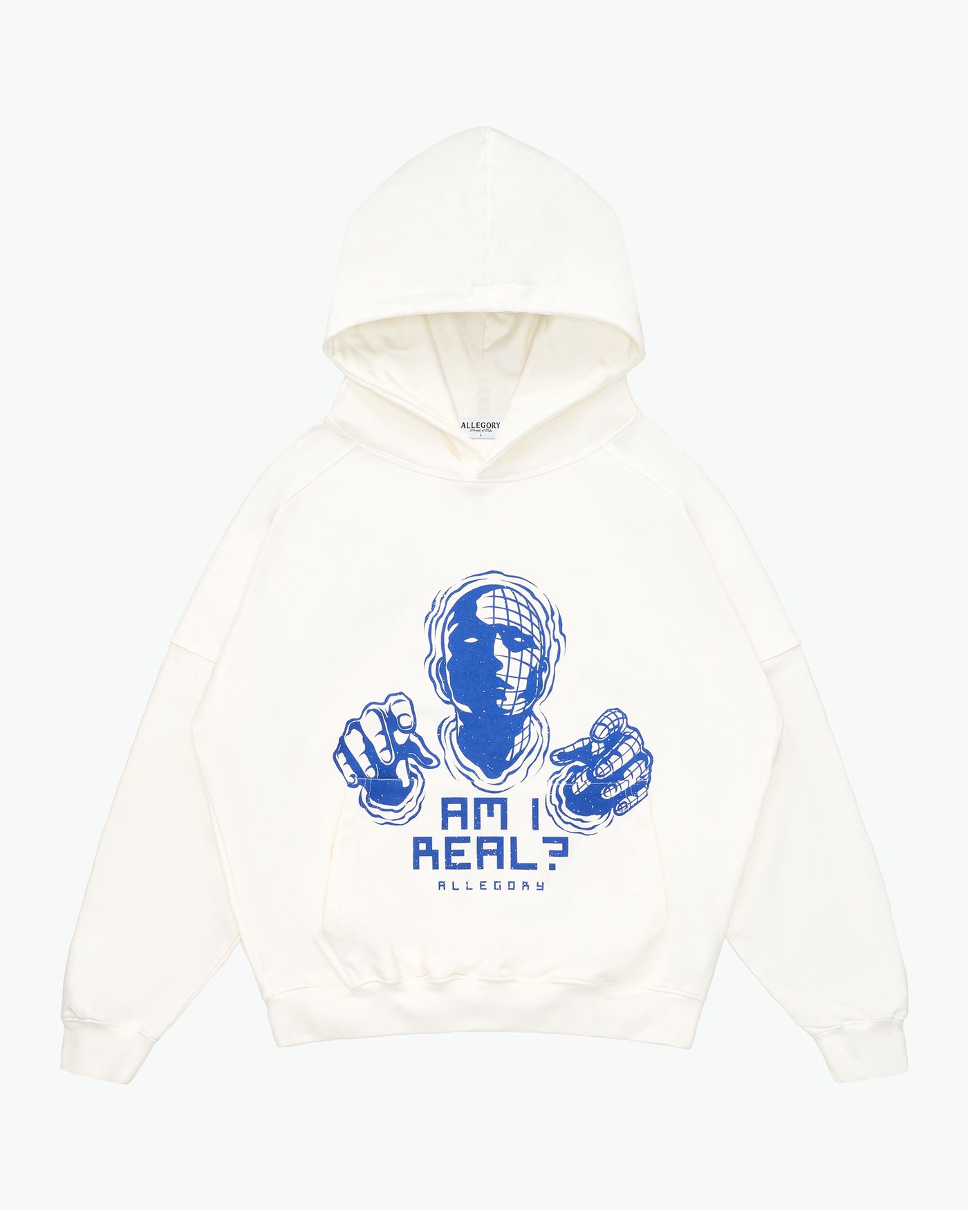 Am I Real Heavyweight Hoodie / White