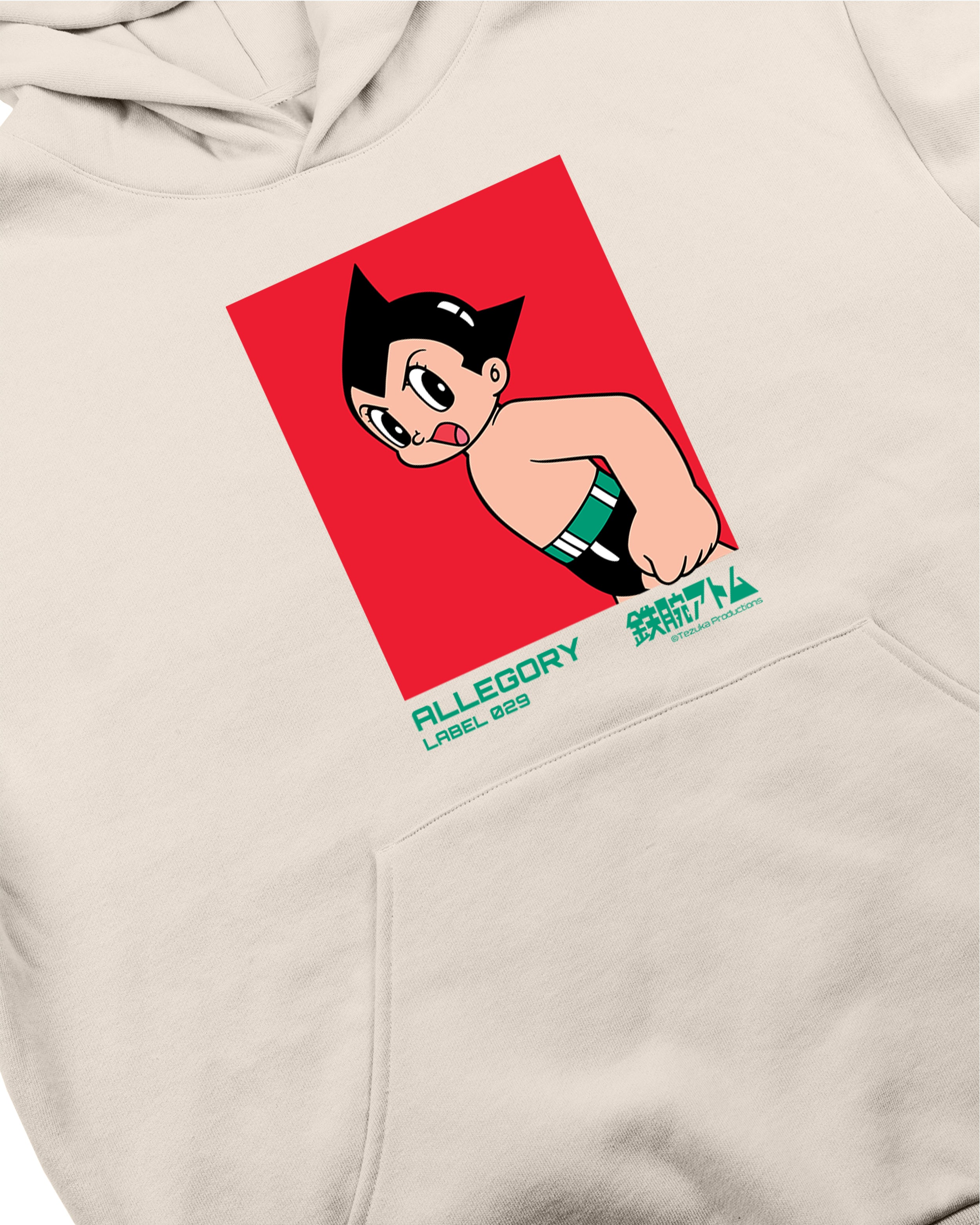 Red Box Hoodie For Astro Boy / Creme-2