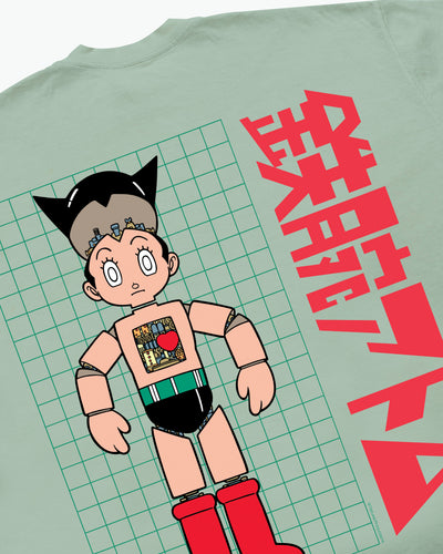 Atom's Blueprint Tee For Astro Boy / Teal