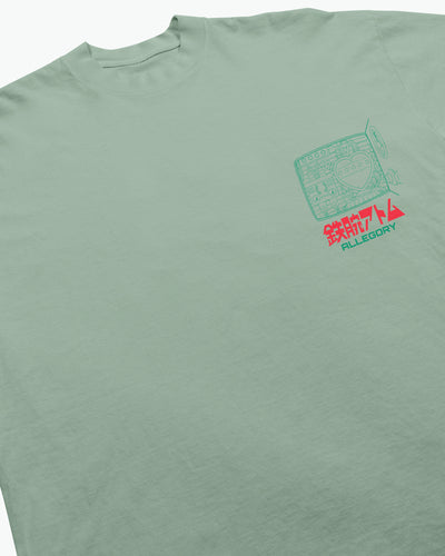 Atom's Blueprint Tee For Astro Boy / Teal