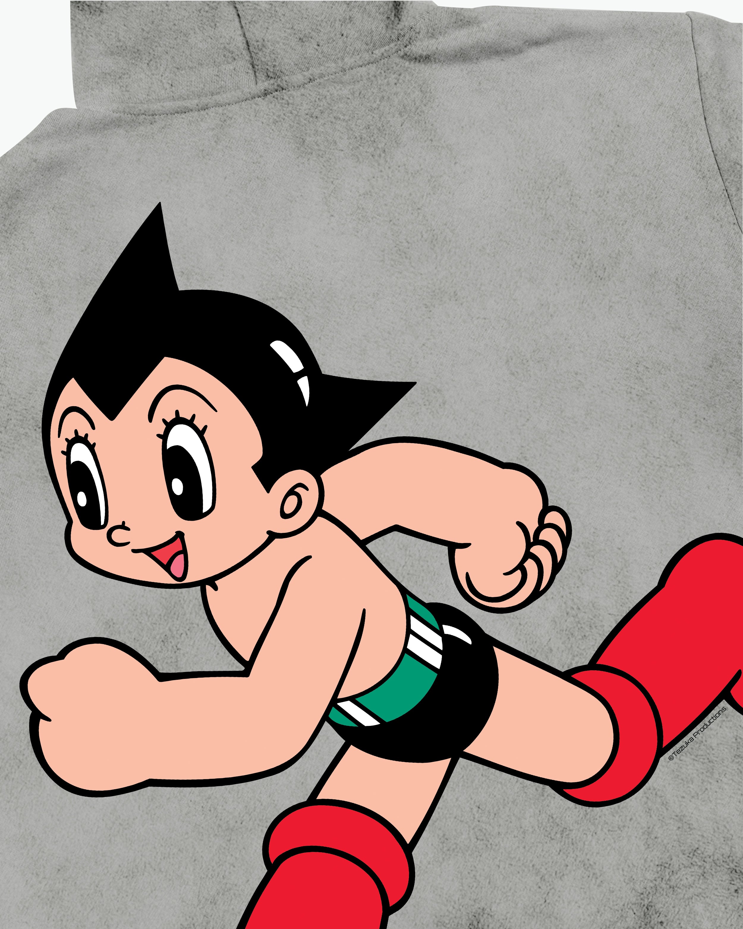 Big Red Boots Hoodie For Astro Boy / Washed Stone-3