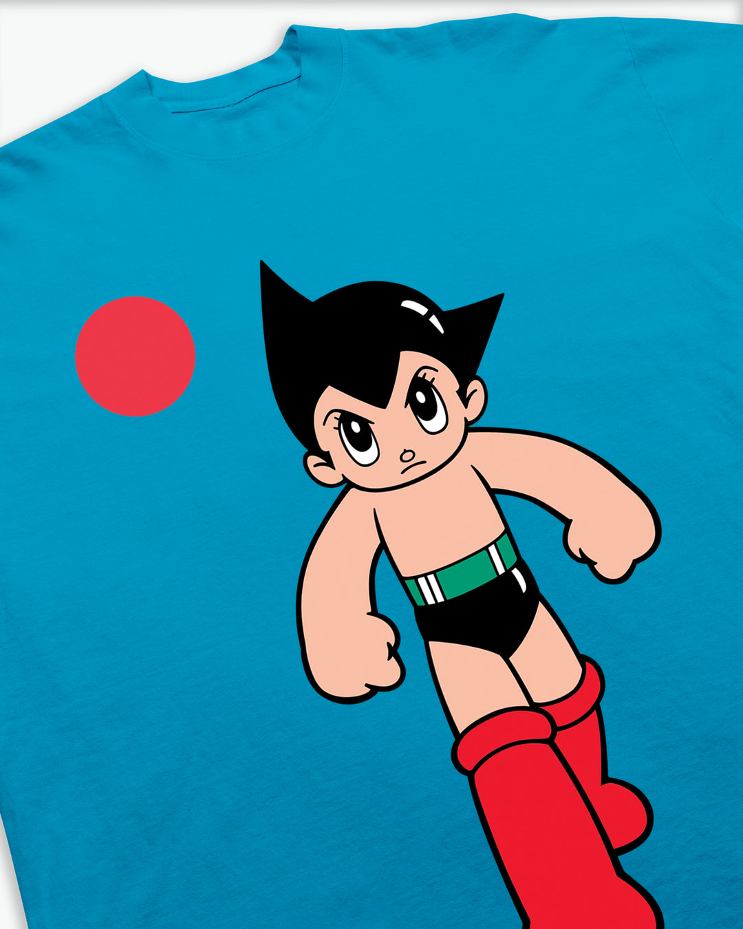 Iron Arm Mighty Atom Tee For Astro Boy / Sky Blue – Allegory House