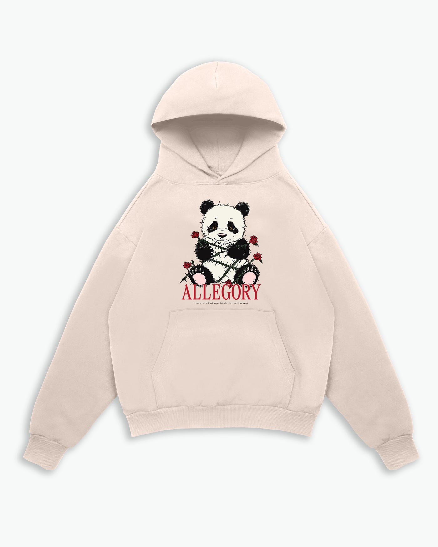 Scratched And Sore Panda Hoodie