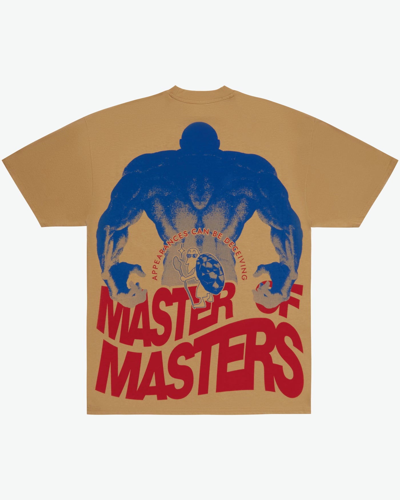 Masters Of Masters Heavyweight Tee / Gold / Blue / Red