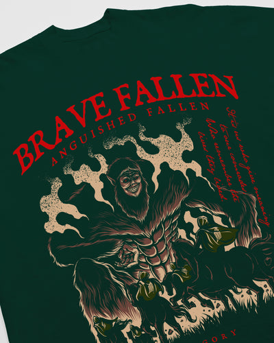 The Brave Fallen Tee / Phthalo Green