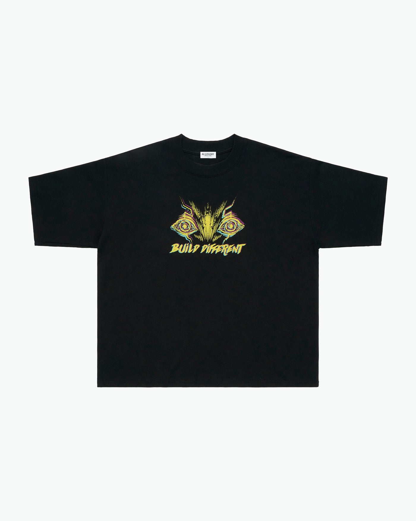 Build Different Heavyweight Cropped Fit Tee / Black