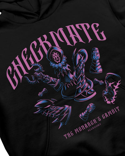 Monarch's Gambit - Checkmate Hoodie / Black