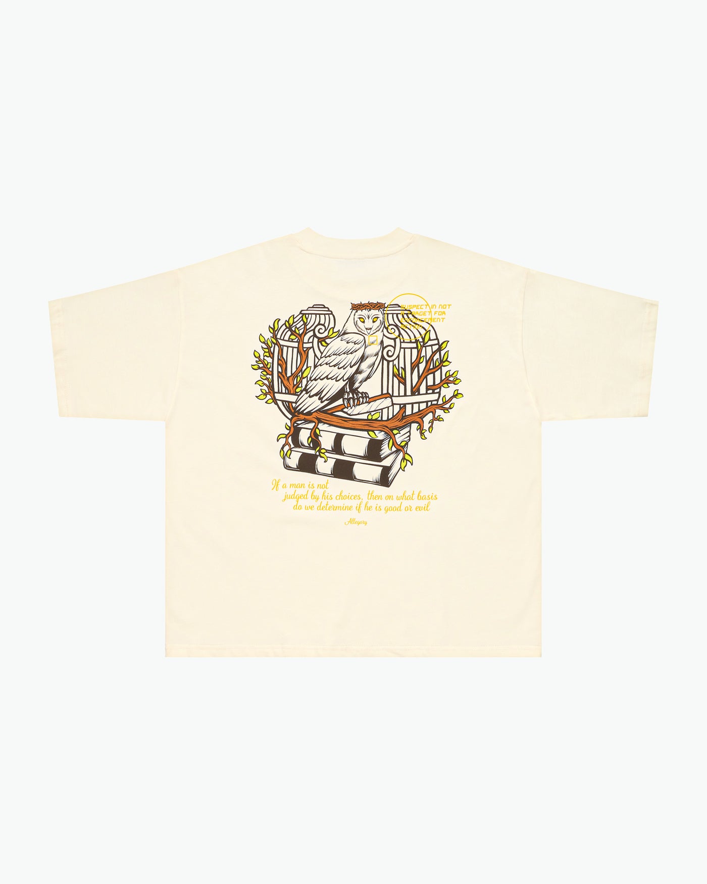 Crime Coefficient 0 Heavyweight Tee / Cream