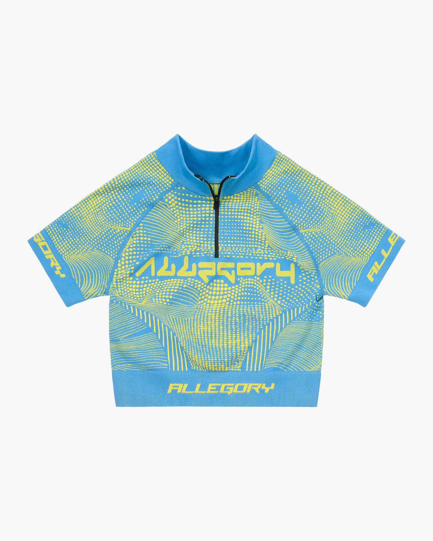 Cyber Punk Baby Racer Tee / Blue / Yellow