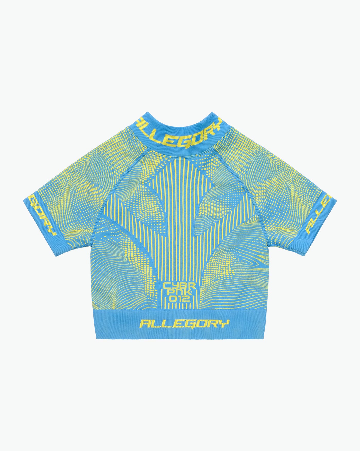 Cyber Punk Baby Racer Tee / Blue / Yellow