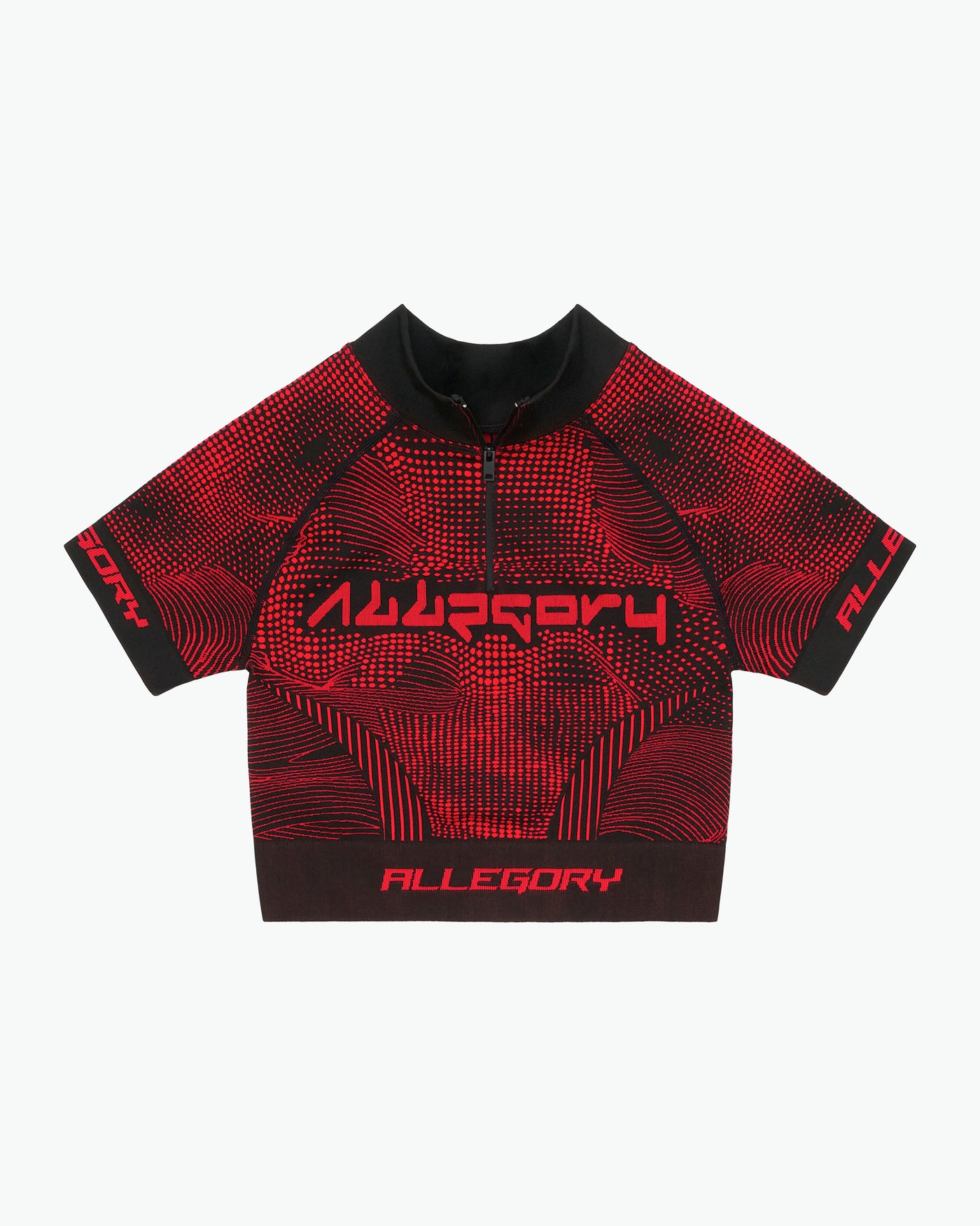 Cyber Punk Baby Racer Tee / Red / Black