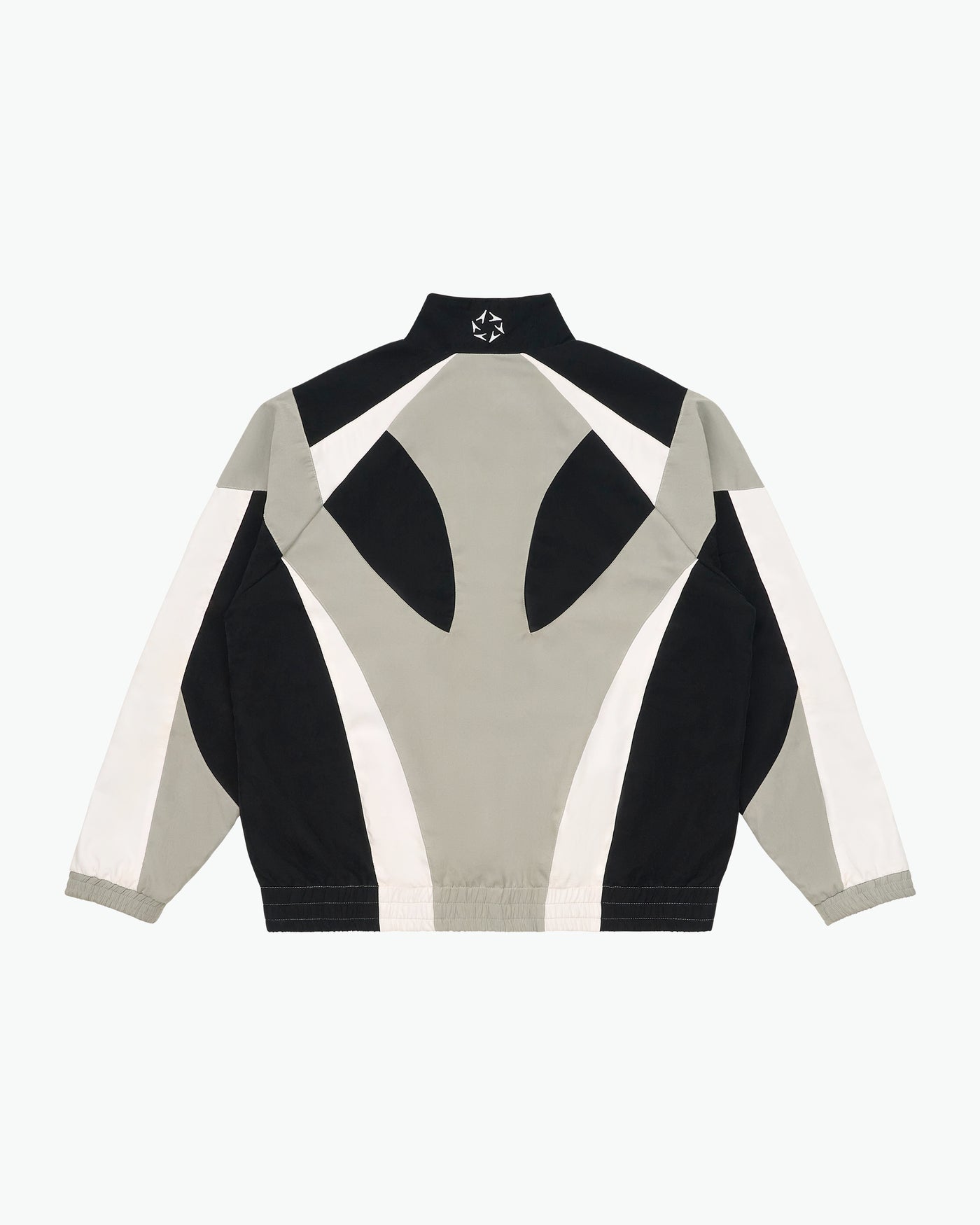 Cyber Punk Track Jacket / Black / Grey / White