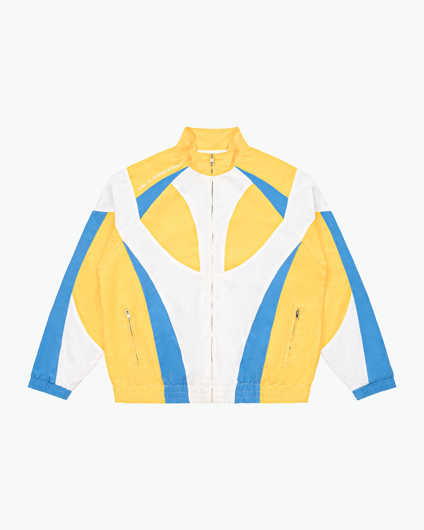 Cyber Punk Track Jacket / Yellow / Blue / White