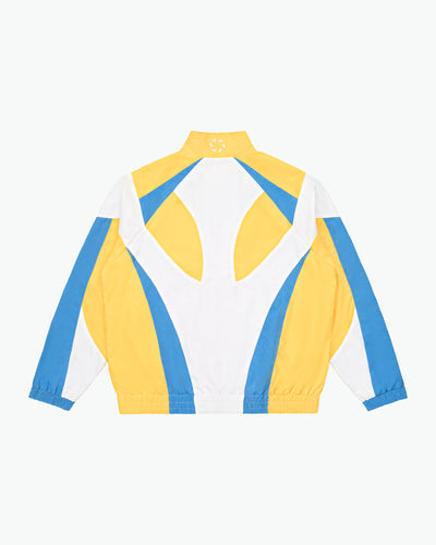 Cyber Punk Track Jacket / Yellow / Blue / White