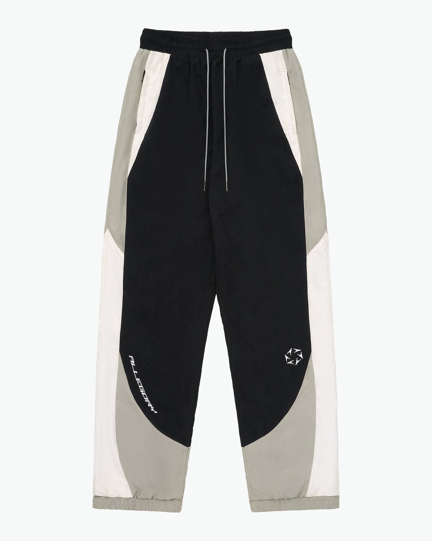 Cyber Punk Track Pants / Black / Grey / White