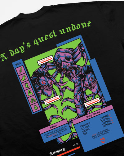 Daily Quest Tee / Black