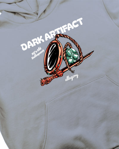 Dark Artifact Hoodie / Maya Blue