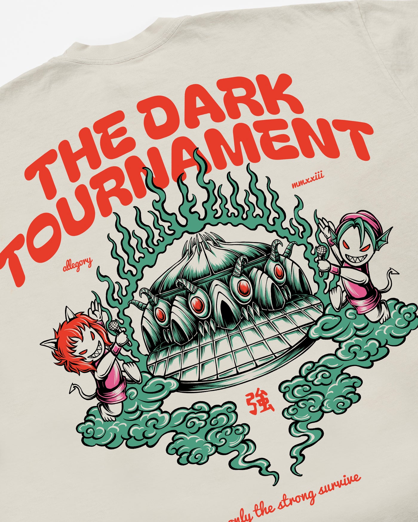 The Dark Tournament Tee / White