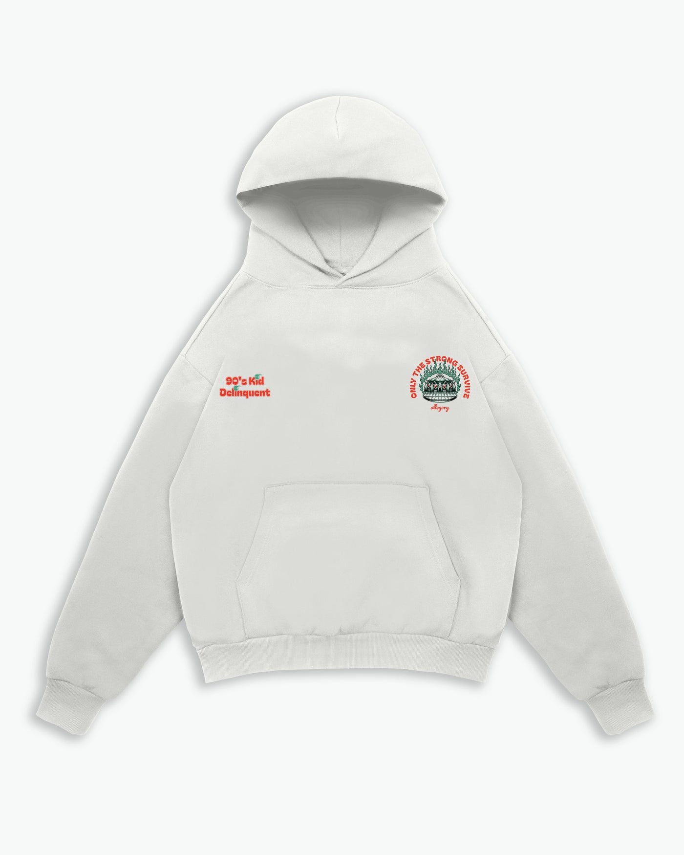 The Dark Tournament Hoodie / White